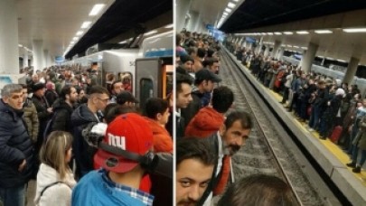 Marmaray'da pazar çilesi!