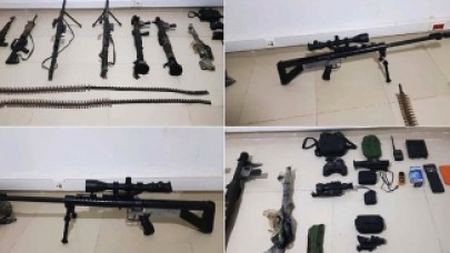 PKK'nın 13 Türk vatandaşını canice şehit ettiği Gara'daki mağarada çok sayıda silah ve mühimmat bulundu