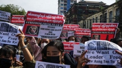 Myanmar'da darbe karşıtı protestolar sürüyor