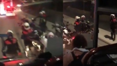 Paris'ten gelen yolcunun polis gözetiminde kaçırıldığı iddia edildi