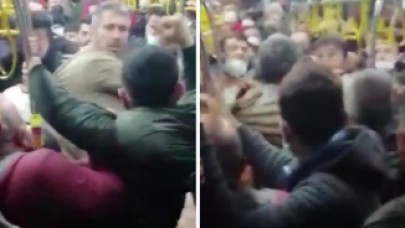 İETT otobüsü ringe döndü: Suriyeli çocukları kaldırmak istedi,  yumruklarla darbedildi!