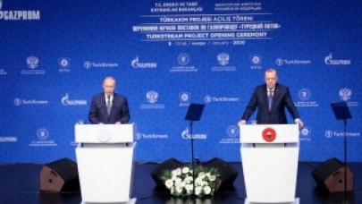 TürkAkım'da İlk Enerji Verildi: ''Bu İsmin Sahibi Değerli Dostum Putin'dir