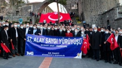  Diyarbakır'da 57. Alaya Saygı Yürüyüşü yapıldı