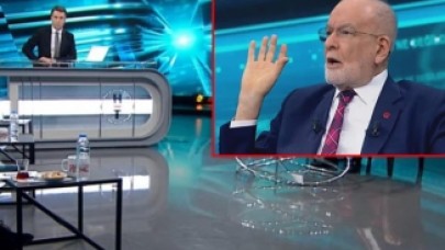Canlı yayında alt yazı paniği: Temel Karamollaoğlu aman aman diyerek araya girdi!