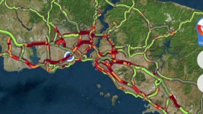 İstanbul'da Trafik Yoğunluğu Yüzde 80'e Ulaştı