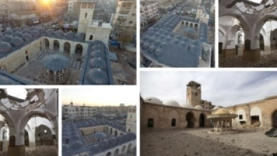 Bab'da DEAŞ'ın Yıktığı Caminin Restorasyonunda Son Aşamaya Gelindi