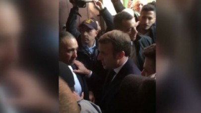 Macron İle İsrail Polisi Arasında Gerginlik