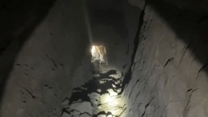 MSB,  Pençe Kilit Operasyonu'nda çok sayıda mühimmatın ele geçirildiği mağaranın görüntülerini paylaştı