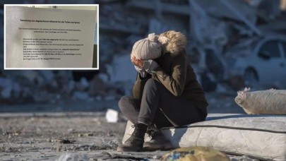 Almanya'daki hastaneden depremzedeler için skandal çağrı!