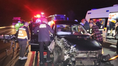 Düzce'de 4 araç birbirine girdi: Ahmet Yılmaz ve Ayşe Çüldür öldü