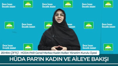 HÜDA PAR'dan çalışan kadınlarla ilgili flaş açıklama