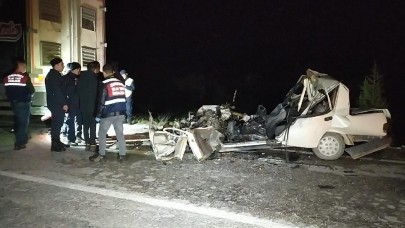 Uşak'ta kaza: Nasuh Turan ve Nazif Turan öldü