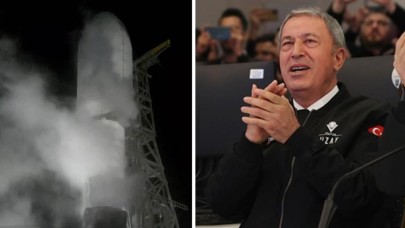 Yerli uydu İMECE uzaya fırlatıldı: Bakan Akar'ın mutluluğu sözlerine yansıdı