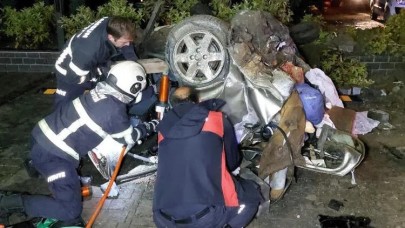Samsun'da korkunç kaza: İbrahim Çubuk,  Kiraz Çubuk,  Zeynep Lina Çubuk ile ablası Emine Ocak öldü