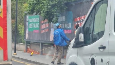 Nevşehir'de sahte afişler. Üzerindeki yazı dikkat çekti. Belediye başkanı açıklama yaptı