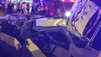 Osmaniye'de duvara çarpan otomobildeki Ersin Kar ve Furkan Bebek öldü