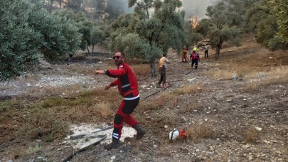Milas'taki orman yangını büyüyor. Yerleşim alanlarına yaklaştı. İki mahalle tehdit altında