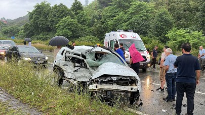 Giresun'da kaza: Tuncay Kömürcü öldü