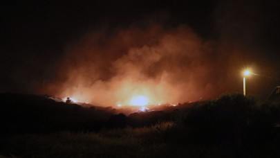 Çeşme cayır cayır yanıyor. Bir kişi gözaltına alındı