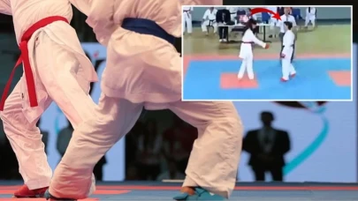 Yenilgiyi hazmedemeyen Ermeni karateciden,  Azerbaycanlı rakibine skandal hareket