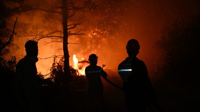 Çanakkale'de orman yangını: 9 köy tahliye edildi 