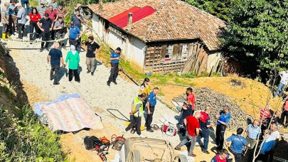 Ordu'da otomobil evin bahçesine uçtu: Salih Aydın,  eşi Fatma Aydın ve Kıymet Baş öldü