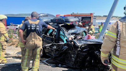 Danimarka'dan tatile gelen ailenin cipine TIR çarptı. Ali Rıza Çalışkan yaralı. Eşi ve çocuğu öldü