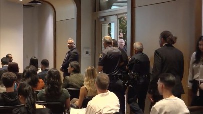 ABD polisi göz açtırmadı. Türkiye konferansını provake etmek isteyen Ermenilere müdahale