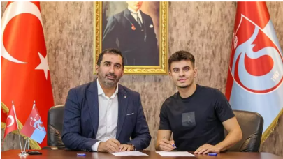 Genç futbolcu,  Trabzonspor'a imzayı attı.