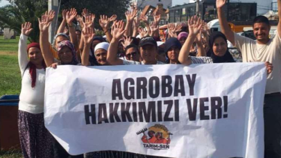 Agrobay İşçilerine,  Türkiye Gazeteciler Sendikası'ndan destek