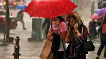 Meteoroloji duyurdu: 10 il yağmurlu. Sıcaklık mevsim normallerinin üzerinde