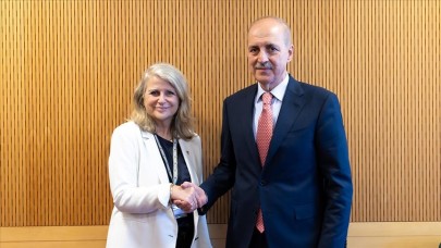 Başkan Kurtulmuş,  NATO PA Başkanı Garriaud-Maylam ile görüştü