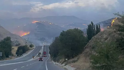 Malatya’da yangın! Alevler yerleşim yerlerine ulaştı