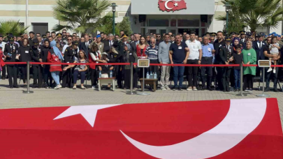 Şehit Jandarma Astsubay Hasan Bozkurt'un naaşı memleketine uğurlandı