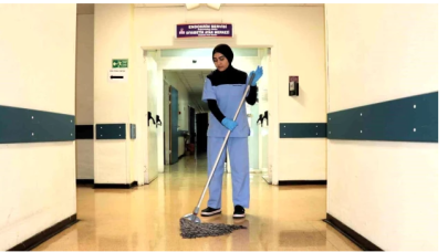 Tam bir başarı hikayesi! temizlik görevlisi olarak çalıştığı fakülteyi kazandı