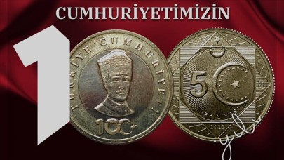 5 lira madeni para basıldı