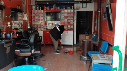 Çorum'da traş olurken silahını çekti,  berberi vurdu