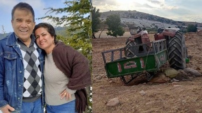 Traktör kazası: Mustafa Akkuş öldü. Meral Akkuş ağır yaralı
