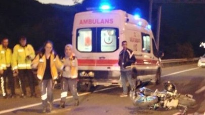 Bilecik'te motosikleti devrildi. Asteğmen Erkan Gökçe hayatını kaybetti