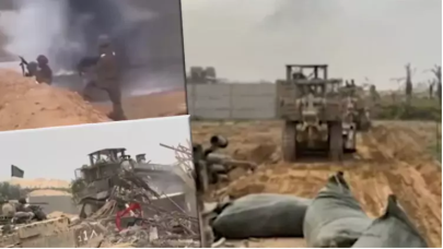 Savaşta bir ilk! İsrail görüntüleri yayınladı Tünelde pusuya düşen İsrail askerleri Hamas ile çatıştı