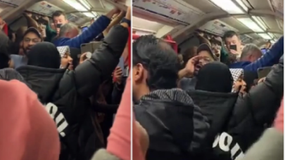 Londra metrosunda  ‘Özgür Filistin’ sloganı! Makinist görevden uzaklaştırıldı