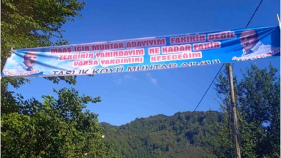 Sosyal medyada gündem olmuştu! Muhtarın astığı afiş başına iş aştı