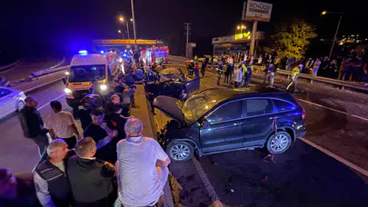 Kocaeli'de otomobille cip çarpıştı: 2 kişi öldü,  7 kişi yaralandı