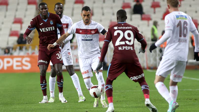 Sivasspor Trabzonspor maçında gol yağmuru