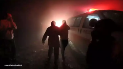 Filistin Kızılayı,  sivillerin tahliye anlarını paylaştı!