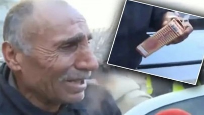 Depremde bisküviyi çocuklarına yediremediği için ağlayan Şerif Amca'dan kahreden haber!