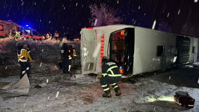Kastamonu'dan acı haber. Otobüs devrildi. Ölü ve yaralılar var