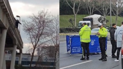 Esenler'de üst geçitten atladı otomobil çarptı. Hatice Atan öldü