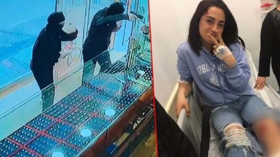İstanbul'da erkek arkadaşıyla birlikte kuyumcu soyarken yakalanan kadın tanıdık çıktı!