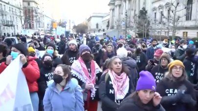 ABD'de Biden ve  Gazze protestosu!